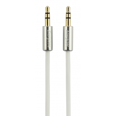 Metallic Audio Stereo Cable - White
