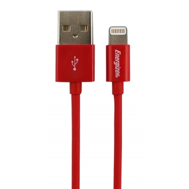 Round Lightning to USB Cable – Red