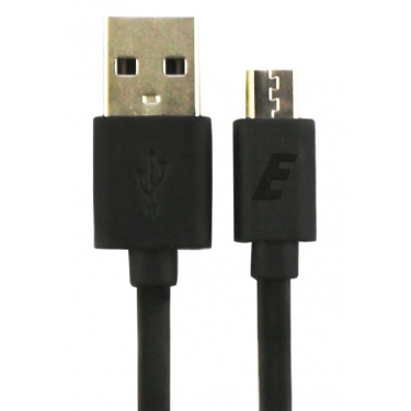 Flat Micro USB to USB Cable - Black