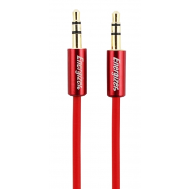Metallic Audio Stereo Cable - Red