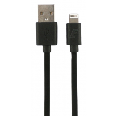 Flat Lightning to USB Cable - Black