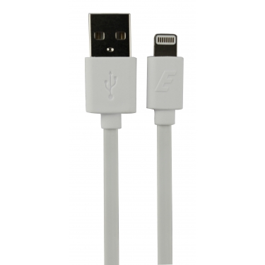 Flat Lightning to USB Cable - White
